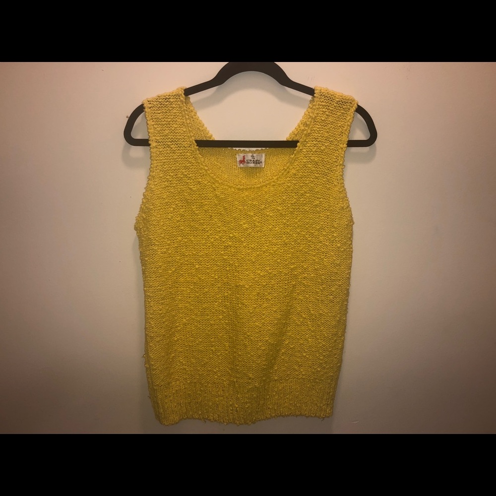 Vintage knit tank